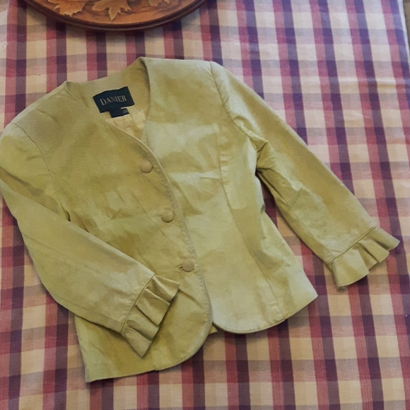 Vintage Danier quarter sleeve suede Blazer